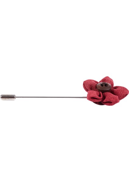 Moda Yaka Çiçek El Yapımı Yaka Çiceği Sopa Broş Pin Erkek Aksesuarları Bauhinia Düğme Kırmızı (Yurt Dışından) fiyatları