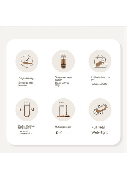 304 Paslanmaz Çelik Büyük Kapasiteli Taşınabilir Çay ve Su Ayırma Fincan Kahve French Press (Yurt Dışından)