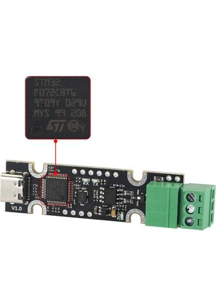 Canable / Candlelight / Klipper Firmware'i ile STM32F072 Usb'den Can'a Adaptör Desteğine Dayalı 3D Yazıcı Ucan Kartı (Yurt Dışından)