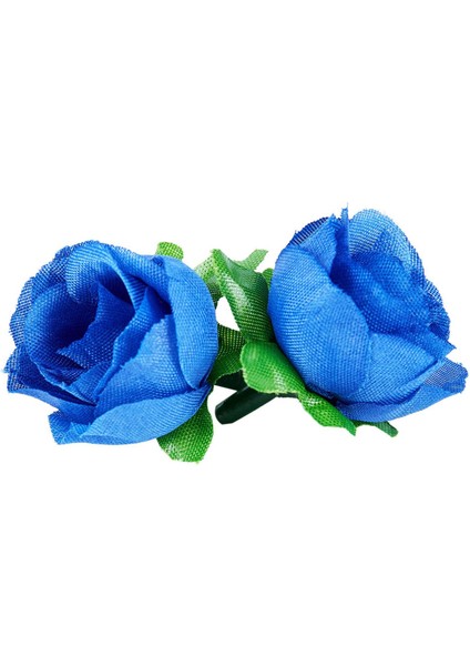 100 Adet Yapay Gül, 3 cm Boy, Düğün Dekorasyonu, Lacivert (Yurt Dışından)