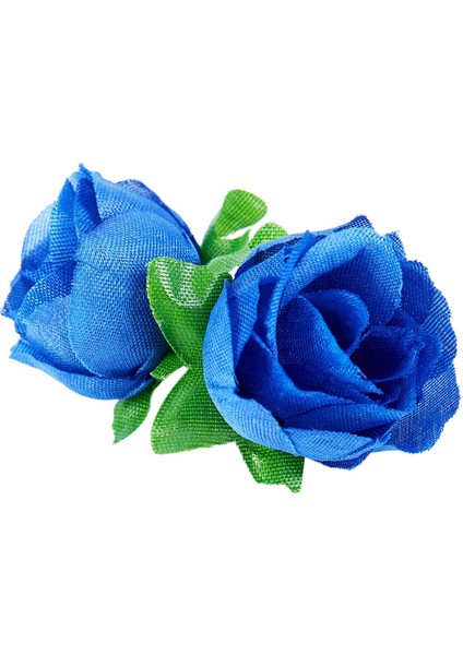 100 Adet Yapay Gül, 3 cm Boy, Düğün Dekorasyonu, Lacivert (Yurt Dışından)