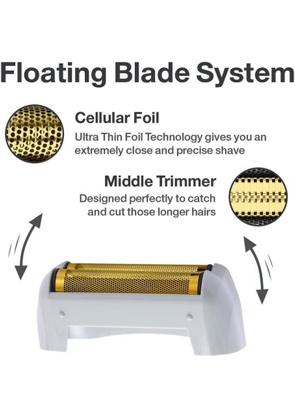 Tıraş Makinesi Yedek Folyosu ve 17150 17200 Için Yıkanabilir 3D Akıllı Yüzer Tıraş Bıçağı Altın (Yurt Dışından) fiyatları