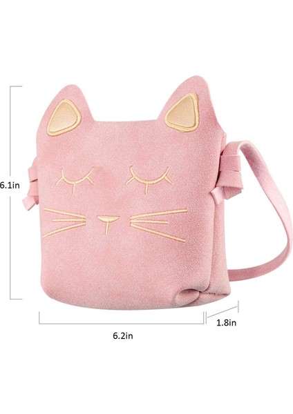 Küçük Kızlar Çantalar Sevimli Kulaklar Kız Çocuklar Için Crossbody Omuz Çantası, Yürümeye Başlayan Çocuk, Kızlar (Pembe ve Yeşil) (Yurt Dışından) modelleri