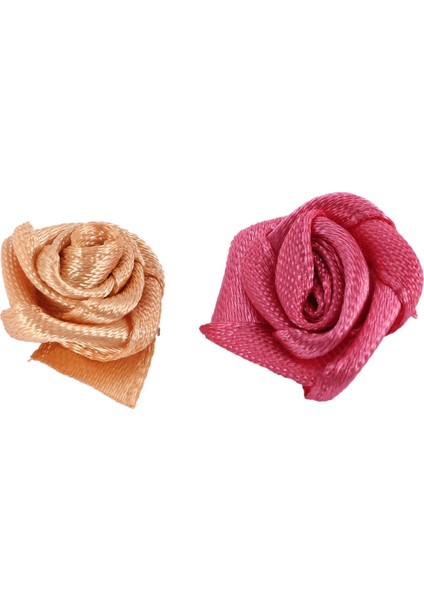 200 Adet/grup Mini El Yapımı Saten Gül Şerit Rozet Kumaş Çiçek Aplikler Düğün Dekorasyon Için Zanaat Aksesuarları (Yurt Dışından) modelleri