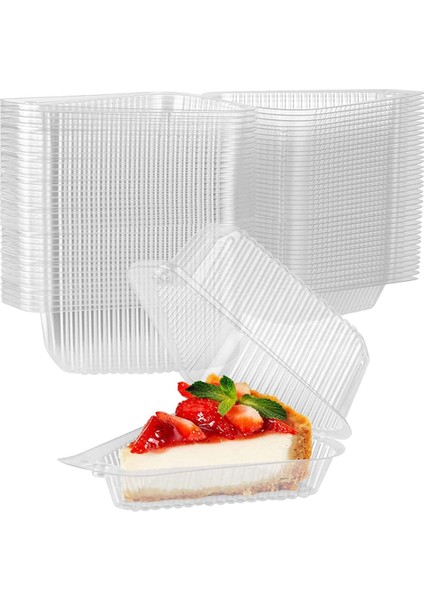 400 Adet Üçgen Cheesecake Kutuları Dilim Kek Kutusu Üçgen Pasta Sahipleri Fırın Parti Düğün Için Kek Kutuları (Yurt Dışından)