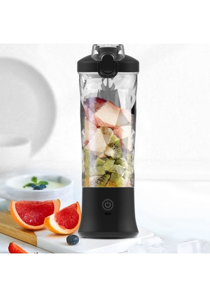 Taşınabilir Blender, Shake ve Smoothie'ler Için,şarj Edilebilir Usb'li Kişisel Blender,meyve,smoothie Karıştırma Makinesi A (Yurt Dışından)