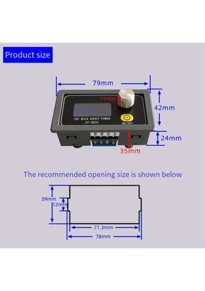 50W Dc Cnc Antihipertansif Boost Dönüştürücü 5-30V Ayarlanabilir Güç Kaynağı Girişi Sabit Voltaj Solar Şarj Modülü (Yurt Dışından)
