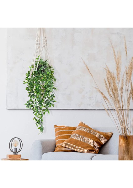 2 Adet Yapay Asılı Bitkiler Duvar Ev Odası Veranda Kapalı Açık Dekor Için Sahte Saksı Bitkileri (Yurt Dışından) modelleri