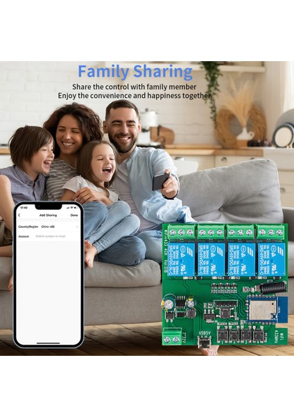 4ch Tuya Wifi Akıllı Anahtar Dıy Zamanlayıcı + Uzaktan 85-265V USB 5V 2.4g Wifi Smartlife Ev Otomasyonu Modülü Iftt Alexa (Yurt Dışından)