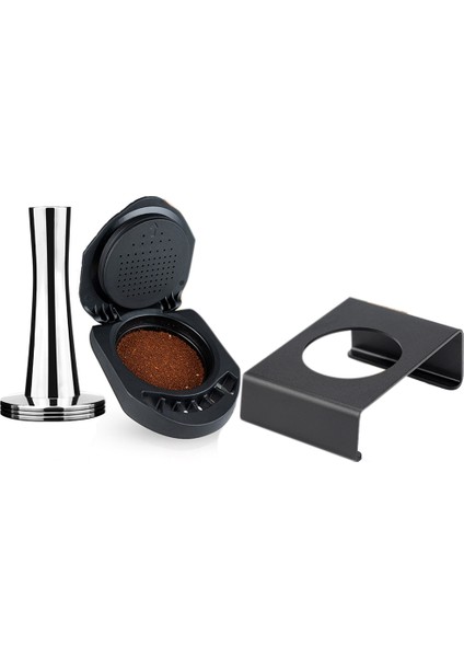 Yeniden Kullanılabilir Kahve Tozu Adaptör Filtresi Için Alüminyum Tutucu Sepetli Kahve Makinesi Aksesuarları (Yurt Dışından)