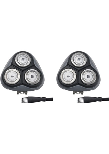 2x Jilet Yedek Tıraş Makinesi Kafa Blate Çerçeve Philips AT750 AT890 Pt 860 860 866 AT758 Pt 710 725 Tıraş Bıçağı, Gri (Yurt Dışından)