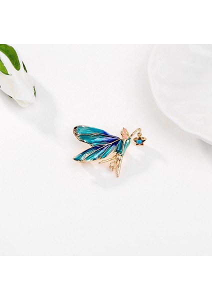 Kelebek Kız Broş Kadın Melek Kanat Broş Dansçı Ceket Broş Pins Moda Giyim Takı Hediye (Yurt Dışından) modelleri