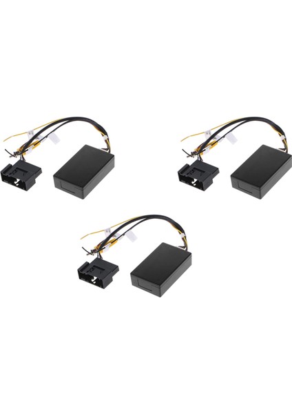 3x Rgb To (Rca) Av Cvbs Sinyal Dönüştürücü Dekoder Kutusu Adaptörü Fabrika Dikiz Kamera Golf 6 cc (Yurt Dışından)