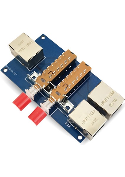 Ağ Bağlantı Noktası Değiştirici 2 Bağlantı Noktalı RJ45 Dahili ve Harici Anahtarlayıcı Kablosu Geniş Bant 2 Giriş 1 Çıkış Ağ Bağlantı Noktası Ayırıcı Modülü (Yurt Dışından)