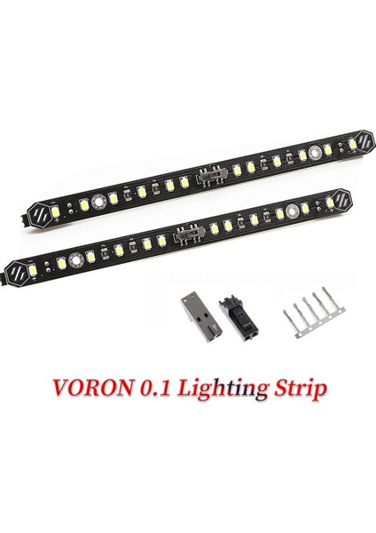 Adet Aydınlatma Sert LED Işık Çubuğu Soğuk Beyaz Işık Üç Pozisyonlu Ayarlanabilir Anahtar Dıy 3D Yazıcı Parçaları Voron0.1/0.2 (Yurt Dışından)