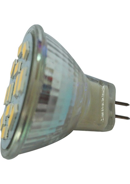 10X 6W GU4(MR11) LED Spot Işığı MR11 12 Smd 5730 570 Dc 12V, Sıcak Beyaz (Yurt Dışından)