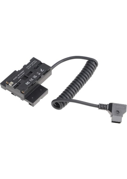 Monitör/ışık/mikrofon/verici Alıcı Için Çift Taraflı NP-F550 Sarmal Kabloya Dc Bağlayıcı Aksesuarı Için Sahte Pil D-Tap (Yurt Dışından)