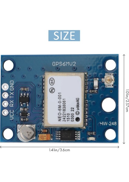 -Neo-6mv2 Uçuş Kontrol Eeprom Apm2.5 Antenli Neo-6m Gps Modülü (Yurt Dışından)