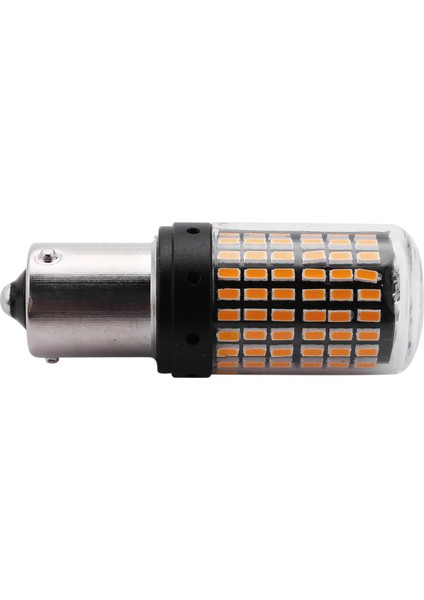 12 Adet Süper Parlak Flaş Yok 1156 Canbus Araba LED Işık BAU15S PY21W 144SMD 3014 Cips Araba LED Dönüş Sinyali Kuyruk Işık (Yurt Dışından)