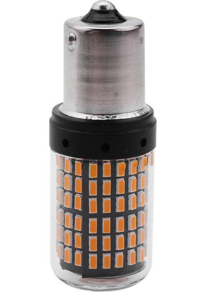 12 Adet Süper Parlak Flaş Yok 1156 Canbus Araba LED Işık BAU15S PY21W 144SMD 3014 Cips Araba LED Dönüş Sinyali Kuyruk Işık (Yurt Dışından)
