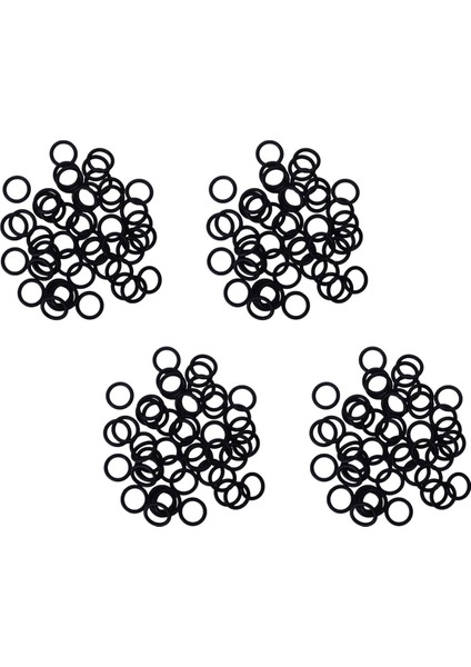 200 x Nitril Kauçuk O Ring Siyah 11 mm x 15 mm x 2 mm Yıkayıcı Sızdırmazlık Torbası Lastik Pedler (Yurt Dışından)