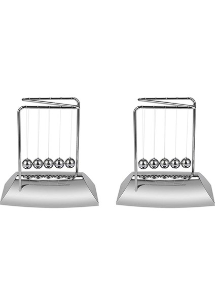 2x Newton Topları 5 Top Getiriyor, Z Şekli Newton Beşiği, Tabanlı Elektrolizle Kaplanmış Metal Malzeme Sarkaç Topları (Yurt Dışından)