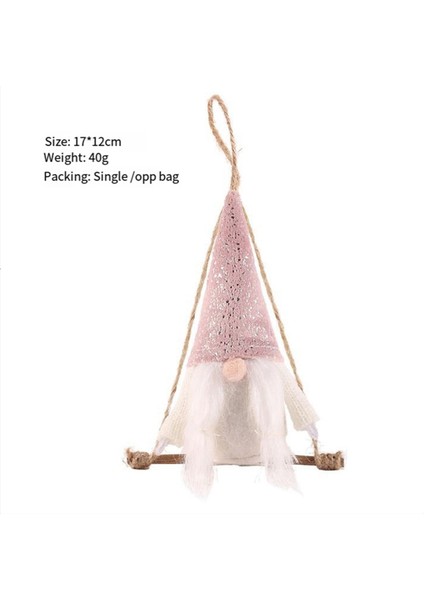 Noel Yüzü Olmayan Gnome Santa Süsler Noel Ağacı Asılı Süs Bebek Dekor Ev Kolye Hediyeler Için Noel Dekor (Yurt Dışından)