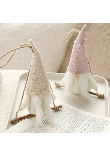 Noel Yüzü Olmayan Gnome Santa Süsler Noel Ağacı Asılı Süs Bebek Dekor Ev Kolye Hediyeler Için Noel Dekor (Yurt Dışından)
