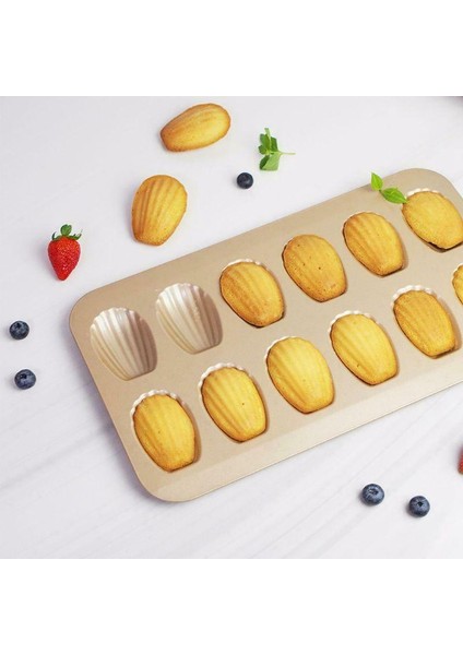 12CUP Kabuk Şekilli Yapışmaz Madeleine Tava Karbon Çelik Kalıp Pişirme Kalıp Araçları (Yurt Dışından) fiyatları