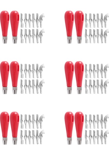 Linolyum Kesici Seti, 12 Takım Zanaat Lino Kesiciler, Lino Kesme ve Işçiliği, Oymalar, Dıy El Sanatları Için 6 Çeşitli Bıçaklı (Yurt Dışından)