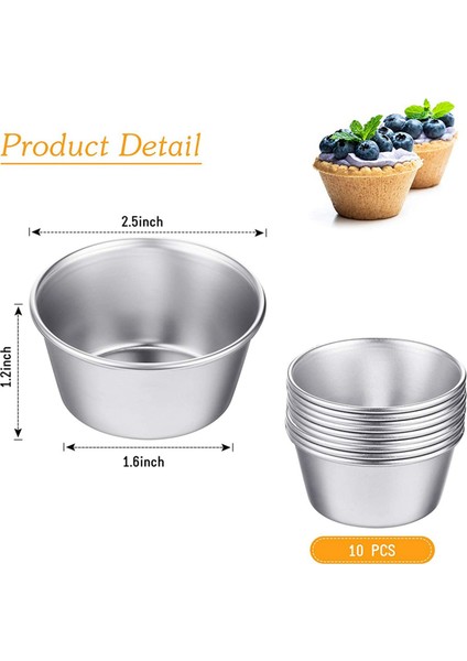 24 Parça Bireysel Kalıplar Puding Kalıpları Bardaklar Mini Çikolata Erimiş Tavalar Yapışmaz Cupcake Kek Kurabiye Puding Kalıbı (Yurt Dışından) modelleri