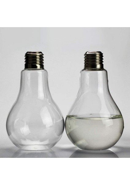 Bitkiler Çiçekler Ev Bahçe Düğün Dekorasyon Için 2x Şeffaf Cam Ampul Şekli Masa Vazo (Yurt Dışından) fiyatları