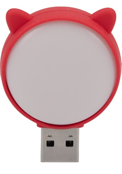 USB LED Ampul Mini Gece Lambası LED Gece Dizüstü Masaüstü Lambası Kelepçe Işık Açık El Feneri Acil Durum Lambası Pembe Sıcak Beyaz (Yurt Dışından)