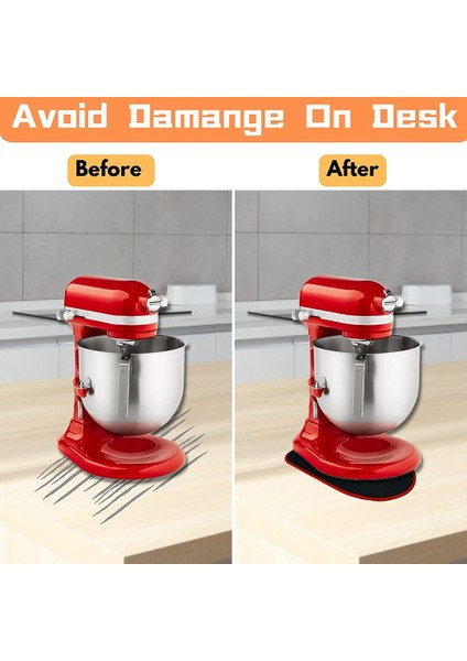 Kitchenaid Stand Mikser Için Mikser Kaydırıcı Mat ve Kitchenaid Mikser Için Mutfak Aletleri Için 3'lü Paket Kablo Düzenleyici (Yurt Dışından) modelleri