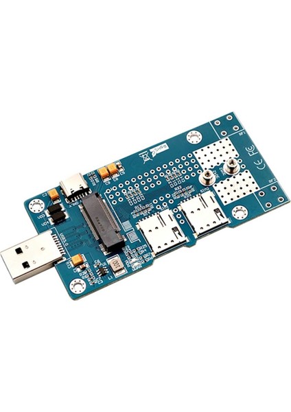 Masaüstü Bilgisayarlara Uygun Çift Nano Destekli 3g/4g/5g/lte Modüllü Ngff(M.2) - USB 3.0 Adaptörü (Yurt Dışından)