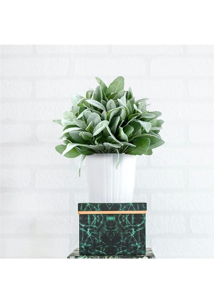 24 Adet Yapay Flok Kuzu Kulak Yeşillik Kaynaklanıyor Sahte Kuzu Kulak Kaynaklanıyor Kuzu Kulağı Sahte Yeşillik Dekor Yapay (Yurt Dışından) fırsatları