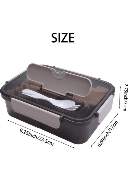 2x Öğle Yemeği Kutusu, 1500ML Bento Kutusu, 3 Bölmeli Yemek Kabı ve Çatal Bıçak Takımı, Mikrodalga ve Yemek Hazırlama Kapları (Yurt Dışından) modelleri