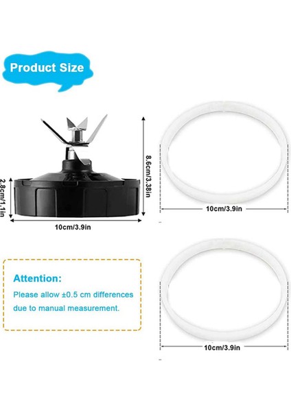 Ninja Blender Yedek Parçaları Için 2x 6 Yüzgeçler, Nutri Ninja Auto Iq BL450-70, BL451-70, BL454-70, BL455-70 (Yurt Dışından) fırsatları