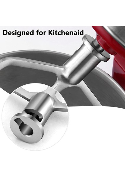 Kitchenaid Stand Mikserleri Için Kürek Ataşmanı 5 Quart Kaldırma ve 6 Quart, Esnek Kenar Çırpıcı, Bulaşık Makinesinde Yıkanabilir (Yurt Dışından) fiyatları