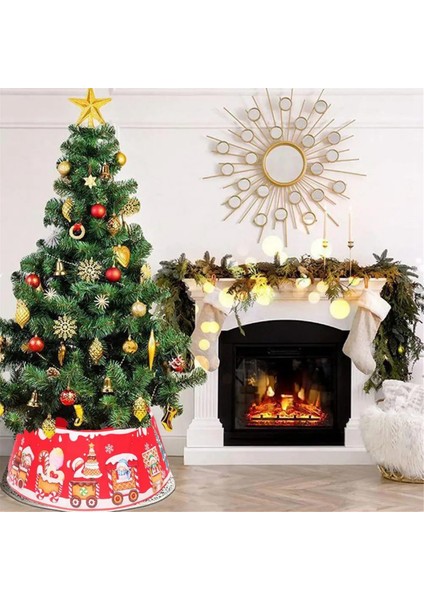 Noel Ağacı Dekoru Çevreleyen Taban Kapak Etek Ayak Renkli Süs Karikatür Ev Için Noel Ağacı Etek Partisi, B (Yurt Dışından) indirimleri