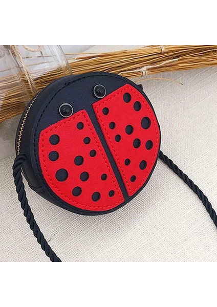 2x Uğur Böceği Sevimli Çocuk Omuz Çantası Kişilik Vahşi Çanta Mini Aksesuar Çantası (Yurt Dışından) fırsatları