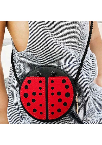 2x Uğur Böceği Sevimli Çocuk Omuz Çantası Kişilik Vahşi Çanta Mini Aksesuar Çantası (Yurt Dışından) indirimleri