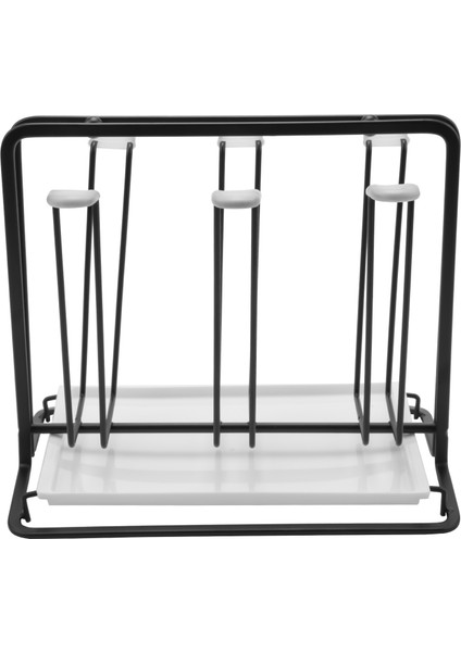 2x 6 Şişe Bulaşık Damlalıklı Metal Şişe Tutucu, Damlama Tepsili Kaplar Için Damlama Rafı, Sodastream, Air Up, Avent, Philips Için (Yurt Dışından)