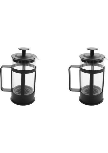 2x French Press Kahve ve Çay Makinesi 12 Oz, Kalınlaştırılmış Borosilikat Cam Kahve Presi Paslanmaz ve Bulaşık Makinesinde Yıkanabilir (Yurt Dışından)