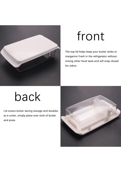 Tereyağı Kabı Peynir Sunucusu Sızdırmazlık Depolama Kaleci Tepsisi Kapaklı Mutfak Yemek Takımı Gıda Kesmek Için Tereyağı Kutusu, D (Yurt Dışından) fırsatları