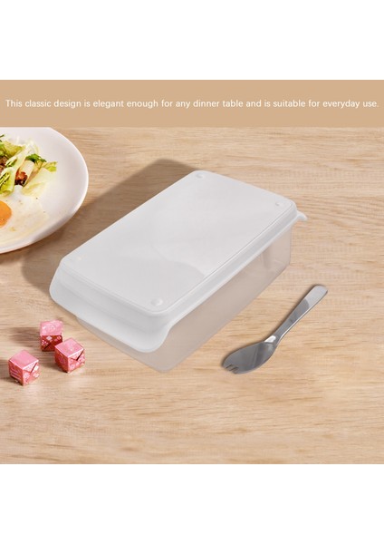 Tereyağı Kabı Peynir Sunucusu Sızdırmazlık Depolama Kaleci Tepsisi Kapaklı Mutfak Yemek Takımı Gıda Kesmek Için Tereyağı Kutusu, D (Yurt Dışından) indirimleri