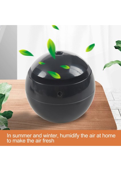 Değişken Aromaterapi Uçucu Yağ Difüzörü Mini USB Hava Nemlendirici Taşınabilir Ultrasonik Atomize Nemlendirici Hava Temizleme Cihazı LED Gece Lambası Siyah (Yurt Dışından) modelleri