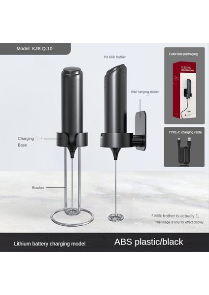 USB Elektrikli Süt Köpürtücü Çırpma El Köpürtücü Kahve Makinesi Yumurta Çırpıcı Cappuccino Karıştırıcı Taşınabilir Gıda Karıştırıcı (Yurt Dışından)