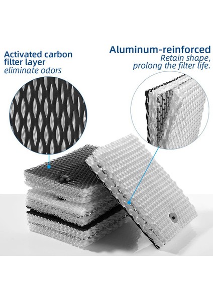 12 Adet Nemlendirici Filtre Yedek Nemlendirici Fitil Filtresi HOLMESHWF100-UC3/BIONAIREBWF100 Temizlik Aksesuarları (Yurt Dışından)