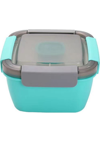 Plastik Öğle Yemeği Kutusu Öğle Yemeği Kutusu, Çatal Sos Kutusu, Mikrodalgada Piknik Kutusu Salata Meyve Koruma-B (Yurt Dışından)